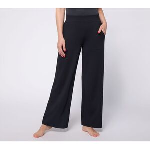 Anybody Women's Pants Sz XL Cozy Knit Jersey Full Length Pant Black